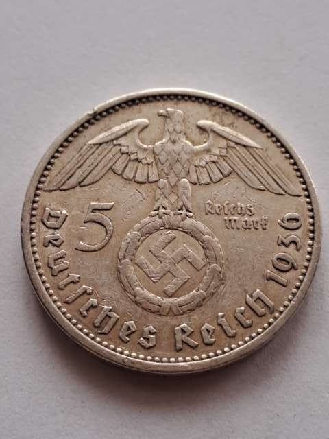 Niemcy 5 Marek Hindenburg 1936 r A