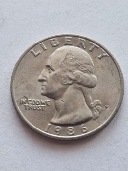 USA 1/4 Dollara Waszyngton 1986 r P