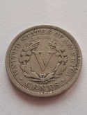 USA 5 Centów Liberty 1904 r