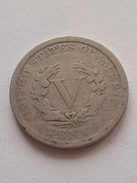 USA 5 Centów Liberty 1901 r