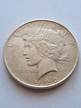 USA Dollar Peace 1922 r