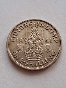 Wielka Brytania 1 Szyling Jerzy VI 1941 r