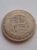 Wielka Brytania 1/2 Crown Jerzy V 1928 r