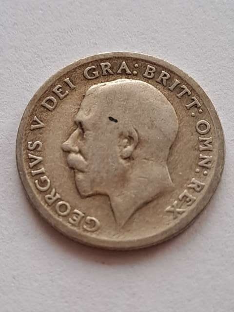 Wielka Brytania 6 Pensów Jerzy V 1920 r