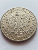 10 zł Głowa Kobiety 1932 r bez znaku