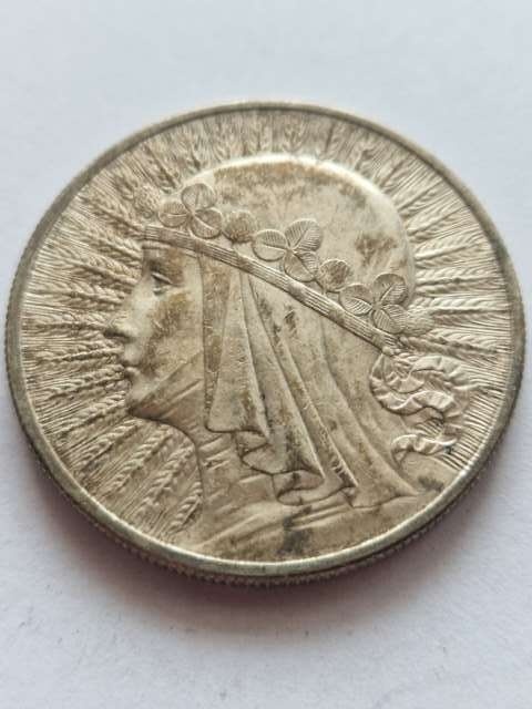 10 zł Głowa Kobiety 1932 r bez znaku