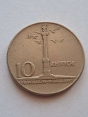 10 zł Kolumna Zygmunta Duża 1965 r