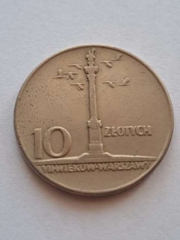 10 zł Kolumna Zygmunta Duża 1965 r