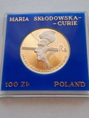 100 zł Maria Skłodowska 1974 r