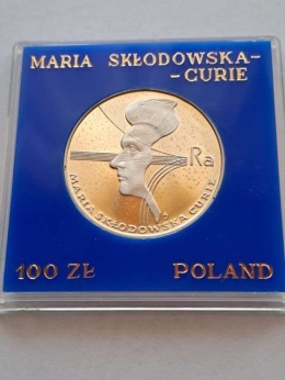 100 zł Maria Skłodowska 1974 r