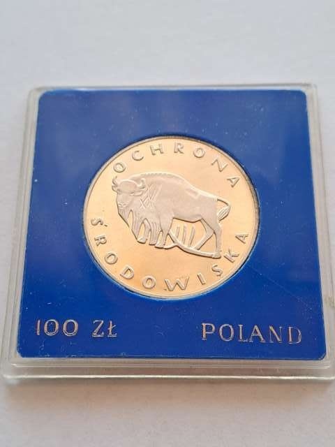 100 zł Ochrona Środowiska Żubr 1977 rok