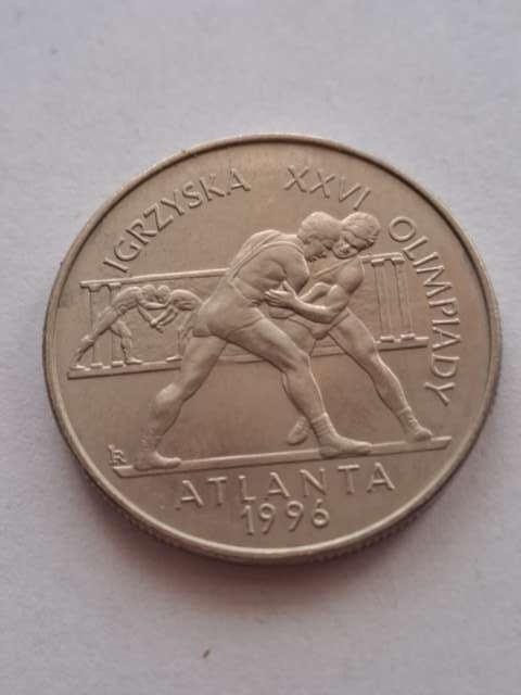 2 zł Atlanta Zapaśnicy 1995 r