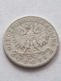 2 zł Głowa Kobiety 1933 r