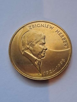 2 zł Zbigniew Herbert 2008 r