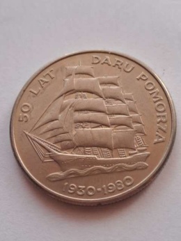 20 zł Dar Pomorza 1980 r