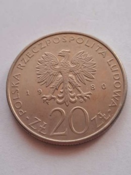 20 zł Dar Pomorza 1980 r