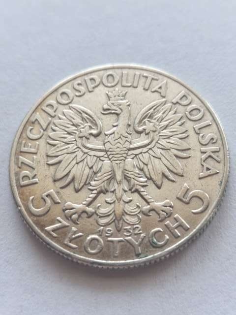 5 zł Głowa Kobiety 1932 r