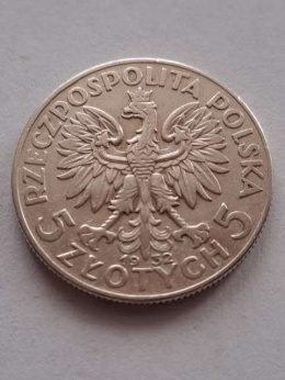 5 zł Głowa Kobiety 1932 r