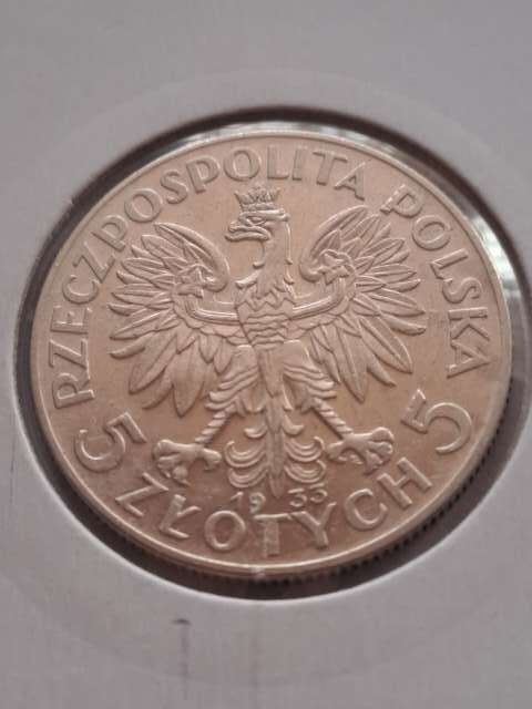 5 zł Głowa Kobiety 1933 r
