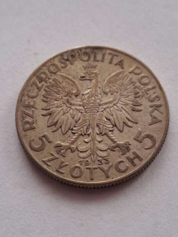 5 zł Głowa Kobiety 1933 r