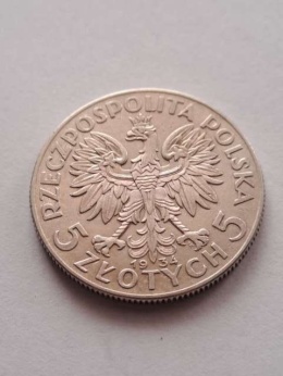 5 zł Głowa Kobiety 1934 r