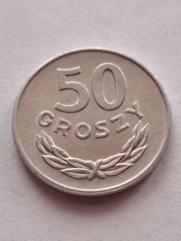 50 Groszy 1978 r znak