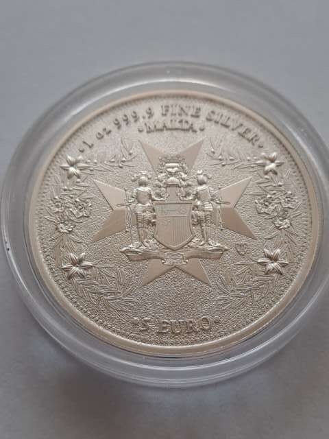 Malta 5 Euro Golden Eagle 2023 r