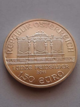 Austria 1,5 euru Filharmonik 2011 r