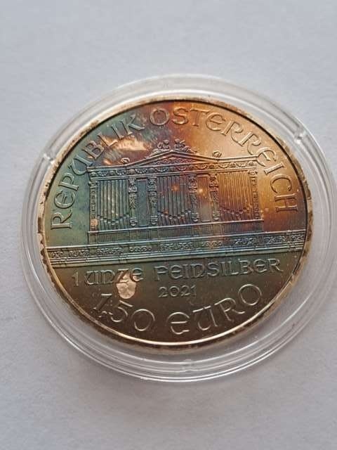 Austria 1,5 euru Filharmonik 2021 r