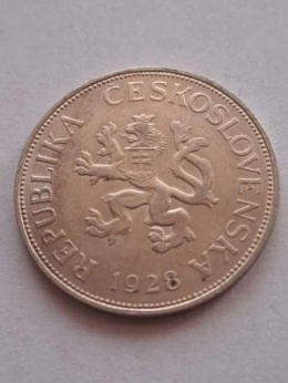 Czechosłowacja 10 Koron 1928 r