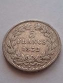 Francja 5 Franków Louis Philippe I 1838 r