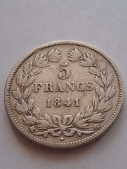 Francja 5 Franków Louis Philippe I 1841 r