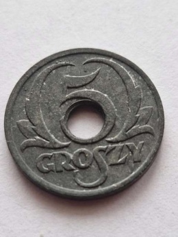 Generalna Gubernia 5 Groszy 1939 r