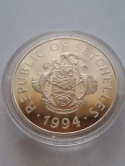 Seszele 25 rupii Queen Elizabeth 1996 r proof