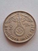 Niemcy 2 Marki Hindenburg 1937 r F
