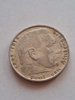 Niemcy 2 Marki Hindenburg 1938 r E