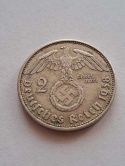 Niemcy 2 Marki Hindenburg 1938 r B