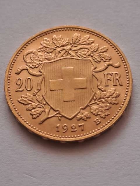 Szwajcaria 20 Franków 1927 r