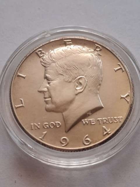 USA 1/2 Dollara Kennedy 1964 r D