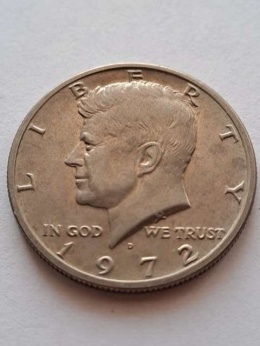 USA 1/2 Dollara Kennedy 1972 r D