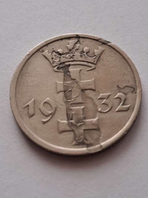 WMG 1 Gulden 1932 r destrukt