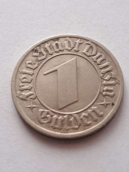 WMG 1 Gulden 1932 r destrukt