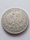10 zł Głowa Kobiety 1932 r bez znaku