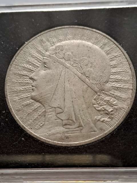 10 zł Głowa Kobiety 1932 r bez znaku