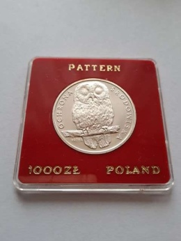 1000 zł Ochrona Środowiska Sowa 1986 r próba