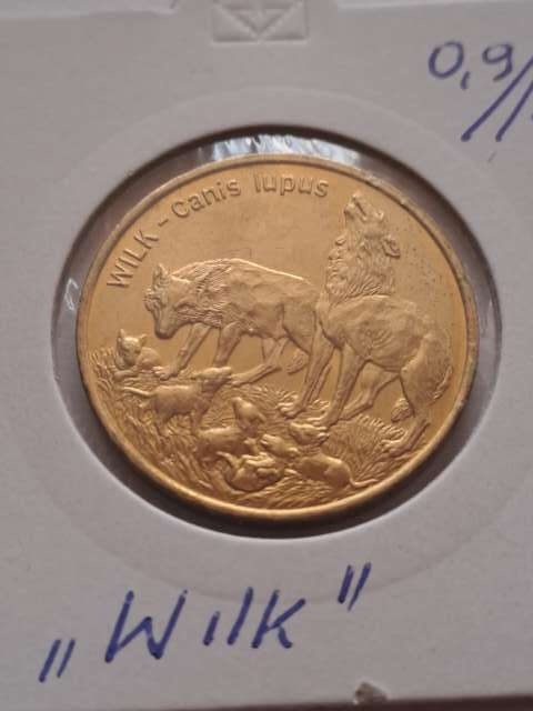 2 zł Wilk 1999 r