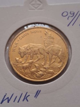 2 zł Wilk 1999 r
