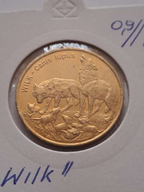 2 zł Wilk 1999 r