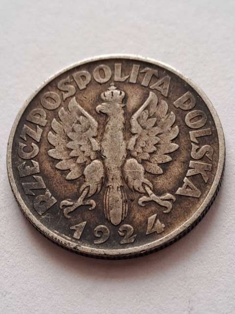 2 zł Żniwiarka 1924 r odwrotka