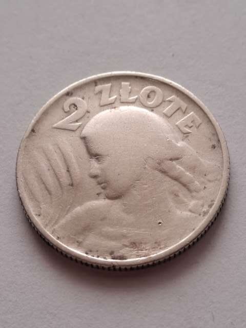 2 zł Żniwiarka 1924 r Litera H rzadka